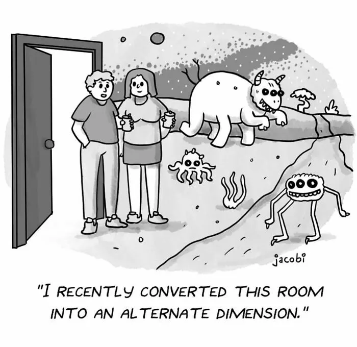 30 Quirky One-Panel Comics By Jacob Breckenridge For Anyone Who Likes Their Humor A Little Offbeat