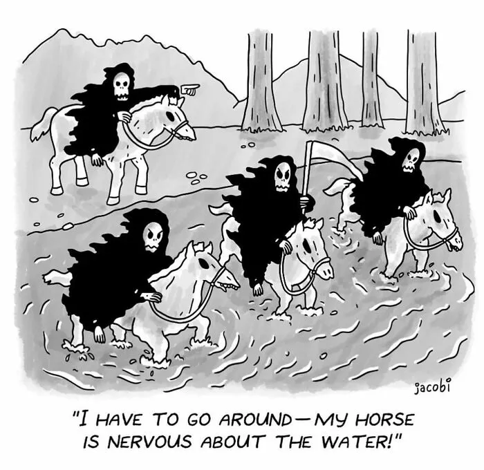 30 Quirky One-Panel Comics By Jacob Breckenridge For Anyone Who Likes Their Humor A Little Offbeat