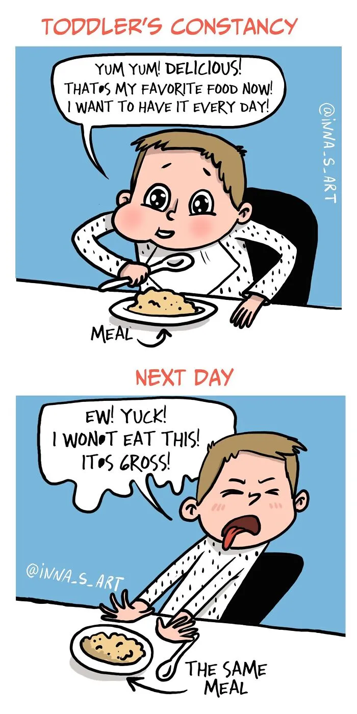 20 New Comics By Inna Sacali That Nail The Messy Reality Of Mom Life