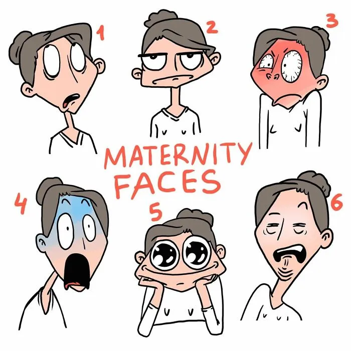 20 New Comics By Inna Sacali That Nail The Messy Reality Of Mom Life
