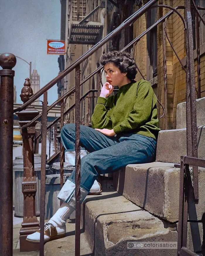 Girl Posing, 1955