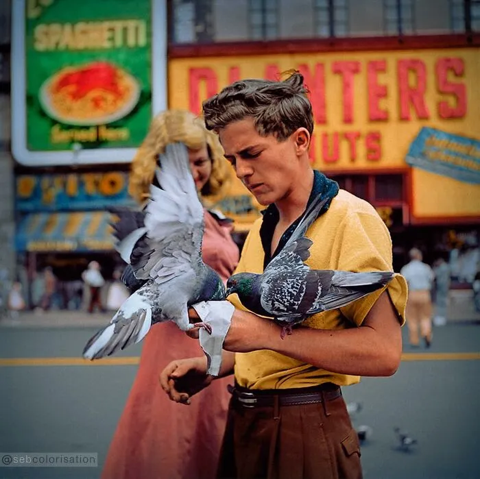 Street In New York, 1954, Vivian Maier