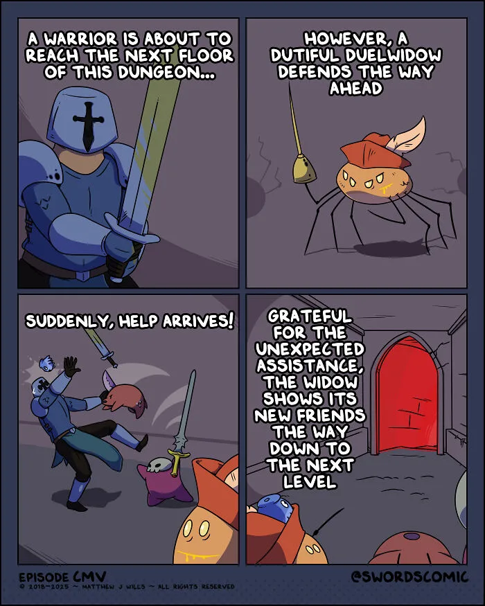 A Dungeon Monster Named Choplet Is The New Star Of My Comic, And He’s Way Braver Than You Think