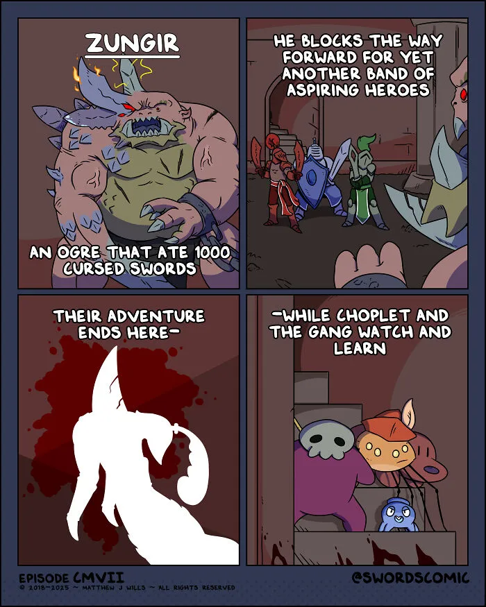 A Dungeon Monster Named Choplet Is The New Star Of My Comic, And He’s Way Braver Than You Think