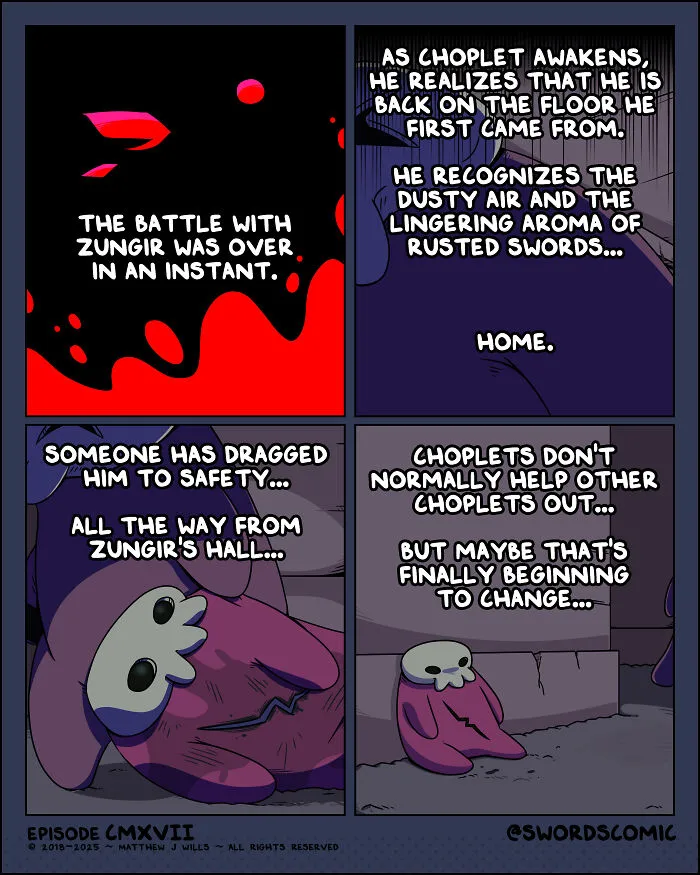 Choplet Is A New Hero In My Long-Running Webcomic, With An Unexpected Origin