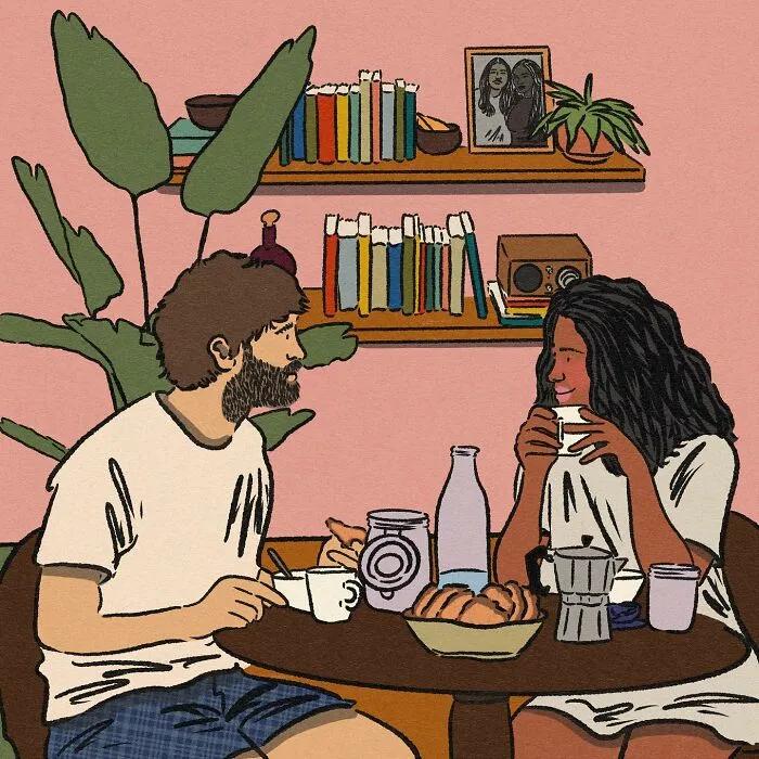 Artist Made 55 Gentle Illustrations Turning Ordinary Moments Into Something Magical