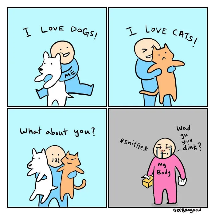Hilariously Relatable Comics With Absurd Twists, By This Artist (19 New Pics)