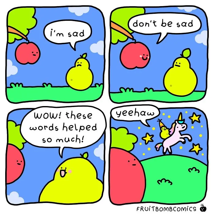 30 Fruit Comics That Mix Humor, Sass, And Relatable Daily Struggles, By This Artist (New Pics)
