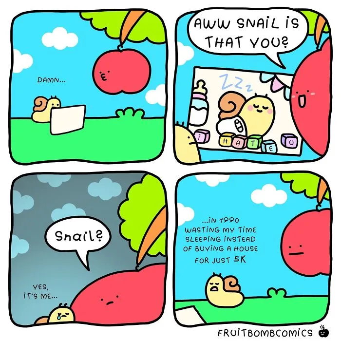 30 Fruit Comics That Mix Humor, Sass, And Relatable Daily Struggles, By This Artist (New Pics)