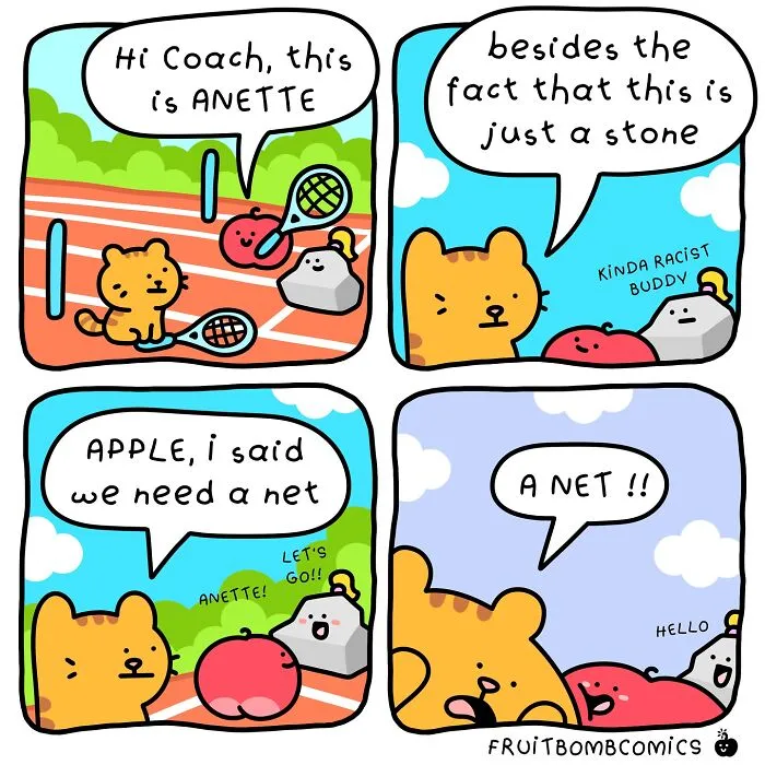 30 Fruit Comics That Mix Humor, Sass, And Relatable Daily Struggles, By This Artist (New Pics)