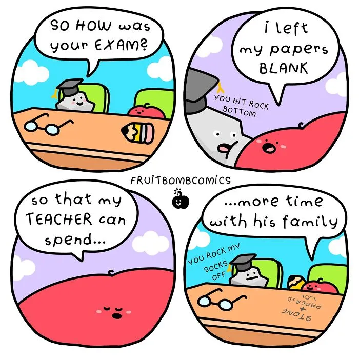 30 Fruit Comics That Mix Humor, Sass, And Relatable Daily Struggles, By This Artist (New Pics)