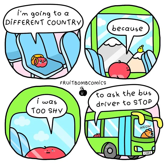 30 Fruit Comics That Mix Humor, Sass, And Relatable Daily Struggles, By This Artist (New Pics)