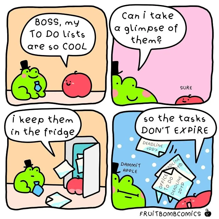 30 Fruit Comics That Mix Humor, Sass, And Relatable Daily Struggles, By This Artist (New Pics)