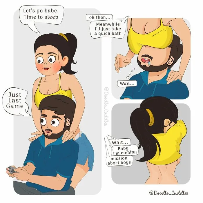33 Cozy Little Comics About Relationships, By Doodle Cuddles