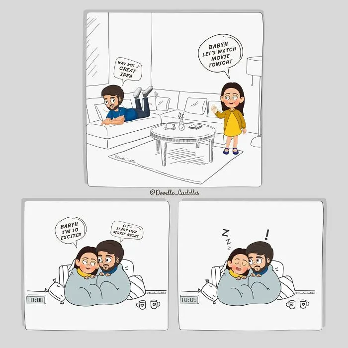 33 Cozy Little Comics About Relationships, By Doodle Cuddles