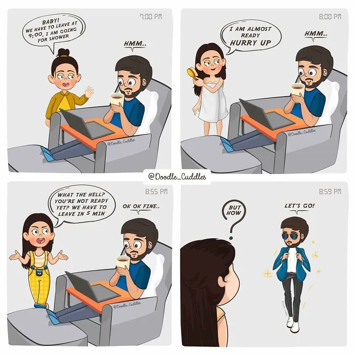 33 Cozy Little Comics About Relationships, By Doodle Cuddles