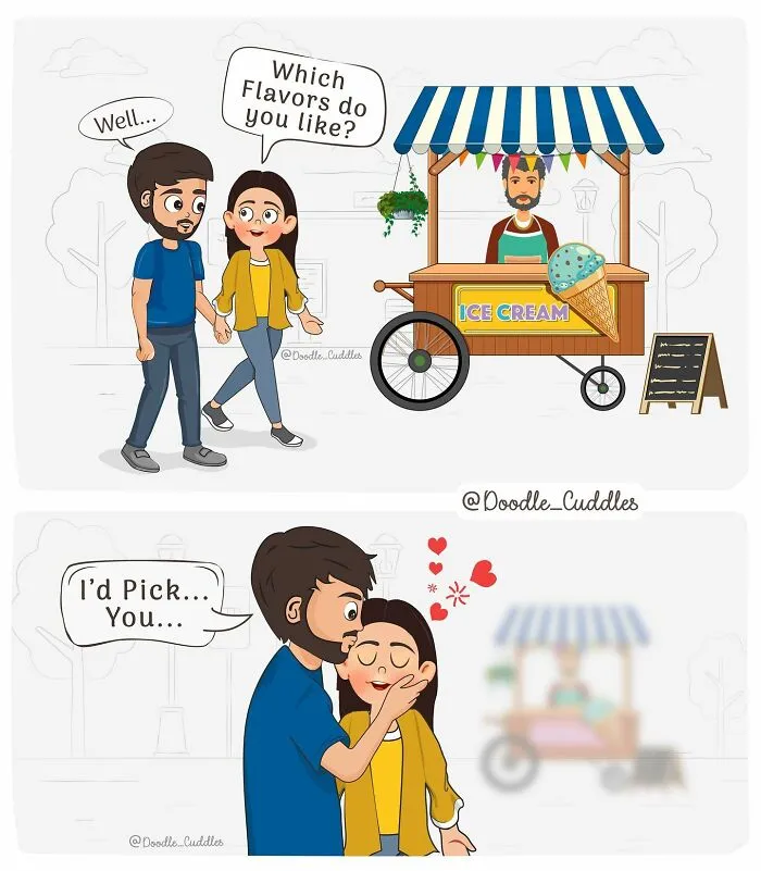 33 Cozy Little Comics About Relationships, By Doodle Cuddles