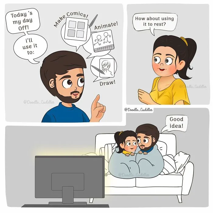 33 Cozy Little Comics About Relationships, By Doodle Cuddles
