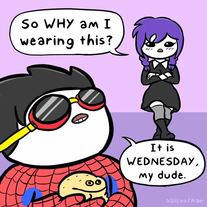 "A Slice Of Alan": 30 Chaotic Comics Mixed With Adult Humor Created By This Artist (New Pics)