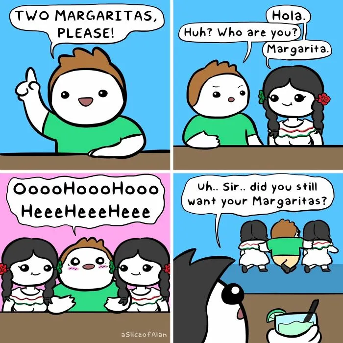 "A Slice Of Alan": 30 Chaotic Comics Mixed With Adult Humor Created By This Artist (New Pics)