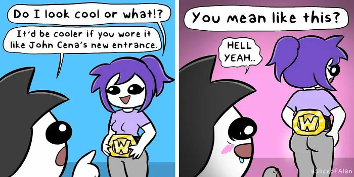 "A Slice Of Alan": 30 Chaotic Comics Mixed With Adult Humor Created By This Artist (New Pics)