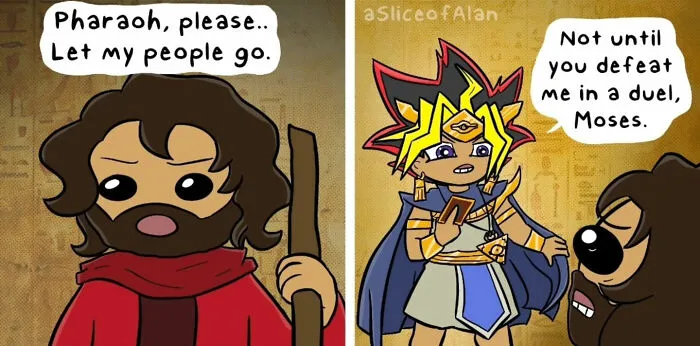 "A Slice Of Alan": 30 Chaotic Comics Mixed With Adult Humor Created By This Artist (New Pics)