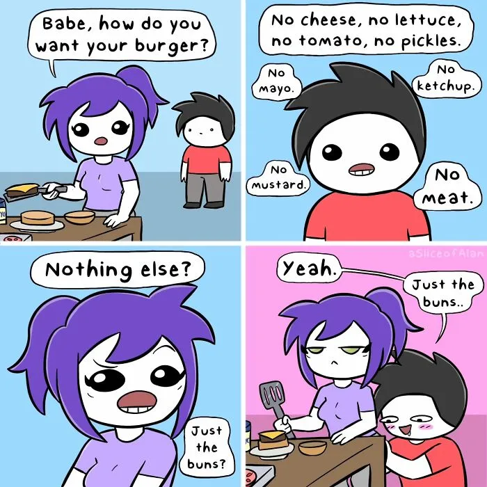 "A Slice Of Alan": 30 Chaotic Comics Mixed With Adult Humor Created By This Artist (New Pics)