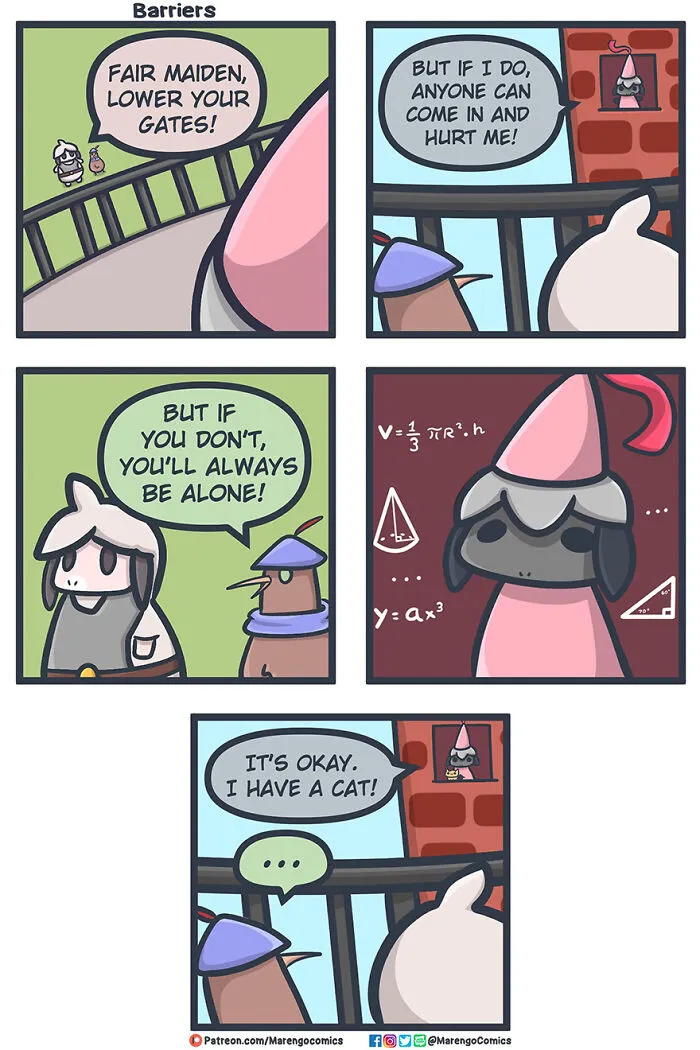 These 18 Wholesome Comics Might Help You Feel Seen If You're Struggling, By Marengo Comics (New Pics)