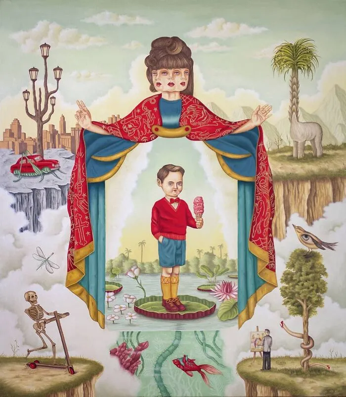 This Artist Blends Classical Art With Surreal Pop Imagery, And Here Are His 54 Best Works