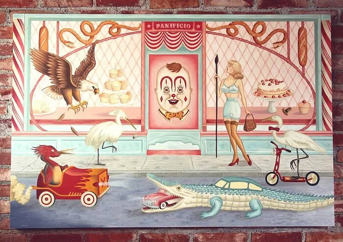 This Artist Blends Classical Art With Surreal Pop Imagery, And Here Are His 54 Best Works