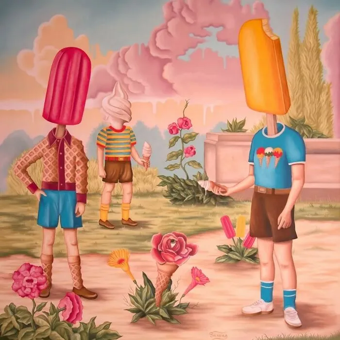 This Artist Blends Classical Art With Surreal Pop Imagery, And Here Are His 54 Best Works