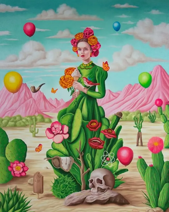 This Artist Blends Classical Art With Surreal Pop Imagery, And Here Are His 54 Best Works