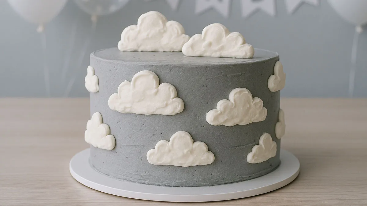 Guests Shocked After Guy Bakes Perfectly Gray Gender Reveal Cake For Pregnant Sister