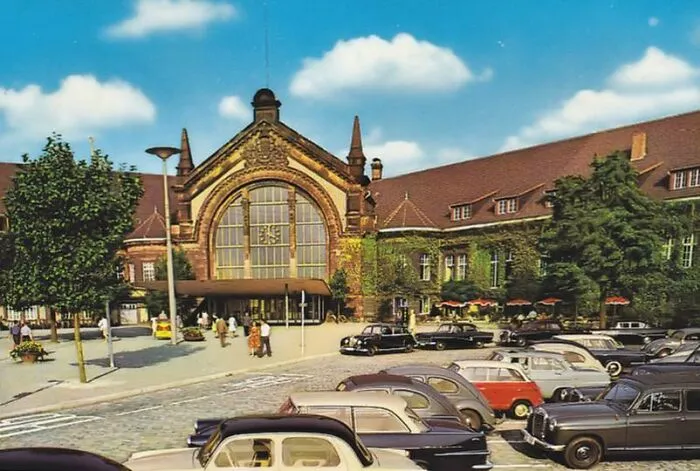 Osnabrück Train Station, Germany, 1965 And 2015