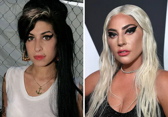 Dos celebridades con un gran parecido, mostrando el tema de celebridades que se parecen demasiado a otros famosos.