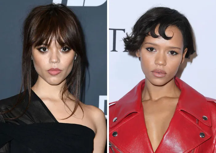 Mujeres famosas en primer plano, demostrando gran parecido entre celebridades que se parecen demasiado a otros famosos.