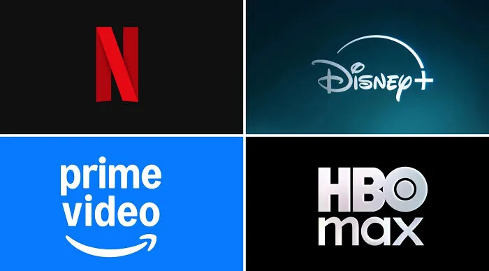 Collage of popular streaming service logos including Netflix, Disney Plus, Prime Video, and HBO Max in a Choose One Lose The Rest poll.