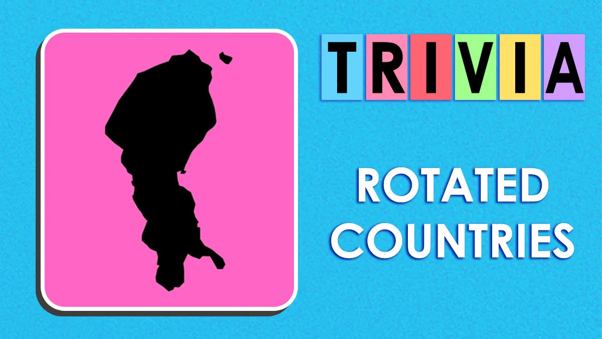 Only A Total Geography Genius Can Name All 28 Countries From These Rotated Maps