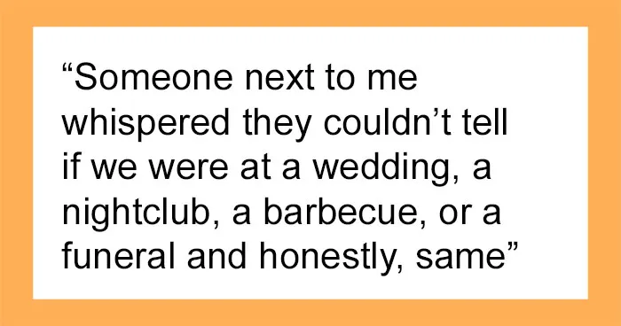 Couple Goes To A Wedding, Witnesses It Fall Apart In Real Time