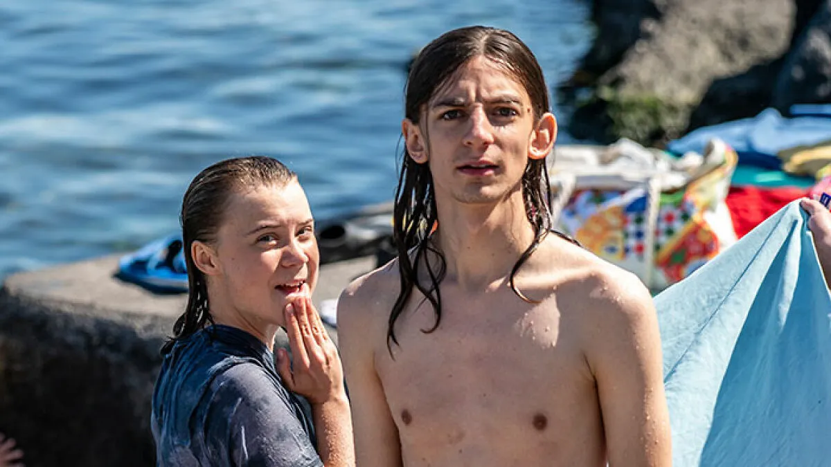 "She's Found A Cult Follower": Meet The "Handsome" Photographer Always By Greta Thunberg's Side