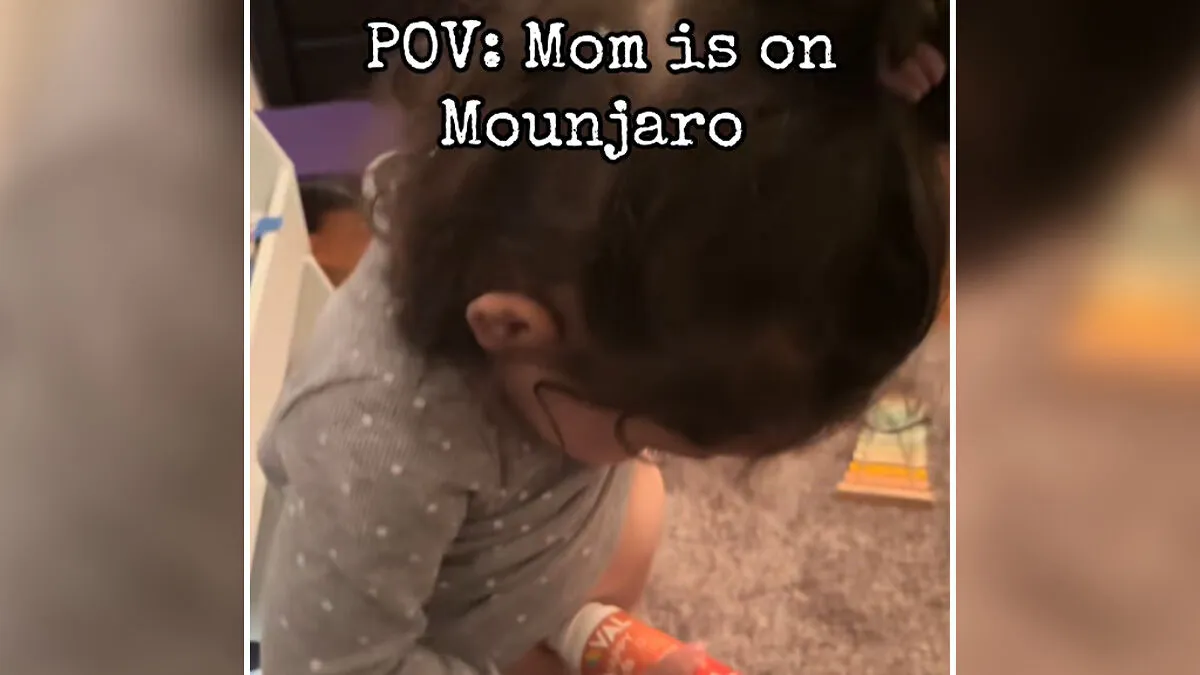 Internet Slams Mom After Toddler Mimics Her Weight Loss Shot In Viral TikTok Clip