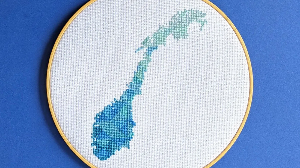 I Create Colorful Embroidered Maps, These Are My Top 40 Designs