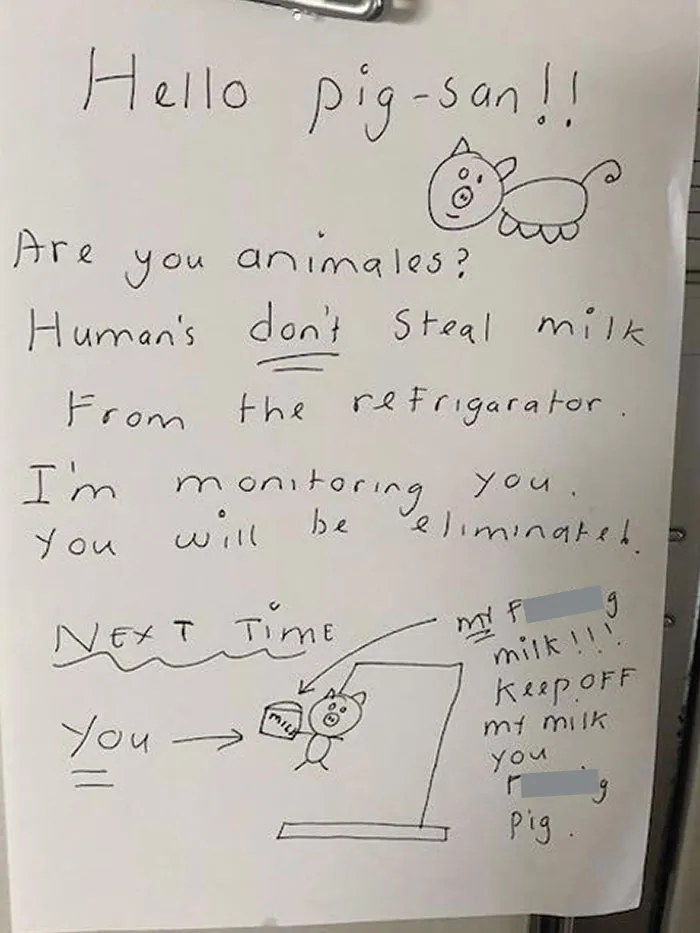 My Friend Was Confronted With A Threatening Note At A Guest House In Tokyo