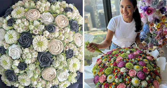 35 Cupcake Creations That Look Like Floral Masterpieces, By Baker Macey Nemer