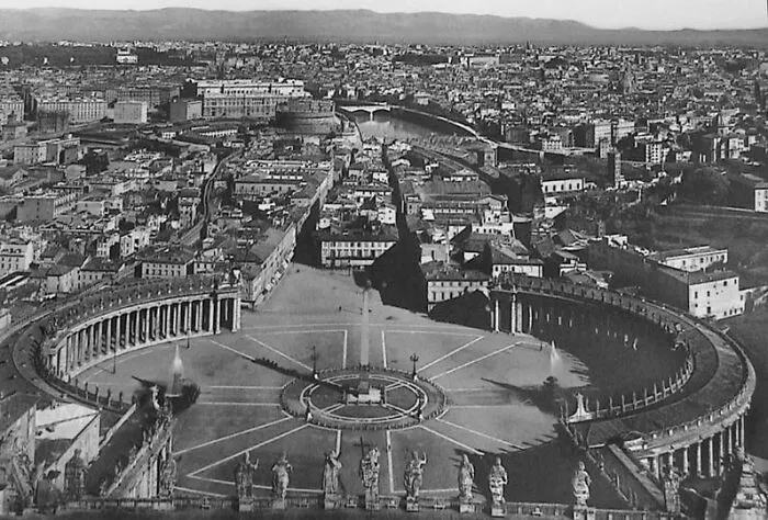 Via Della Conciliazione Is The Main Avenue Leading To St. Peter's Basilica Of Vatican City, 1910-2013