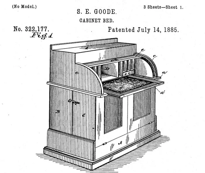 Folding Cabinet Bed