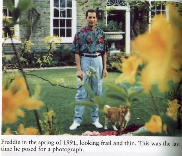 Last Photo Of Freddie Mercury