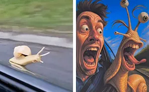 Artist Recreates Viral Animal Fails As Comical Caricatures (20 Pics)