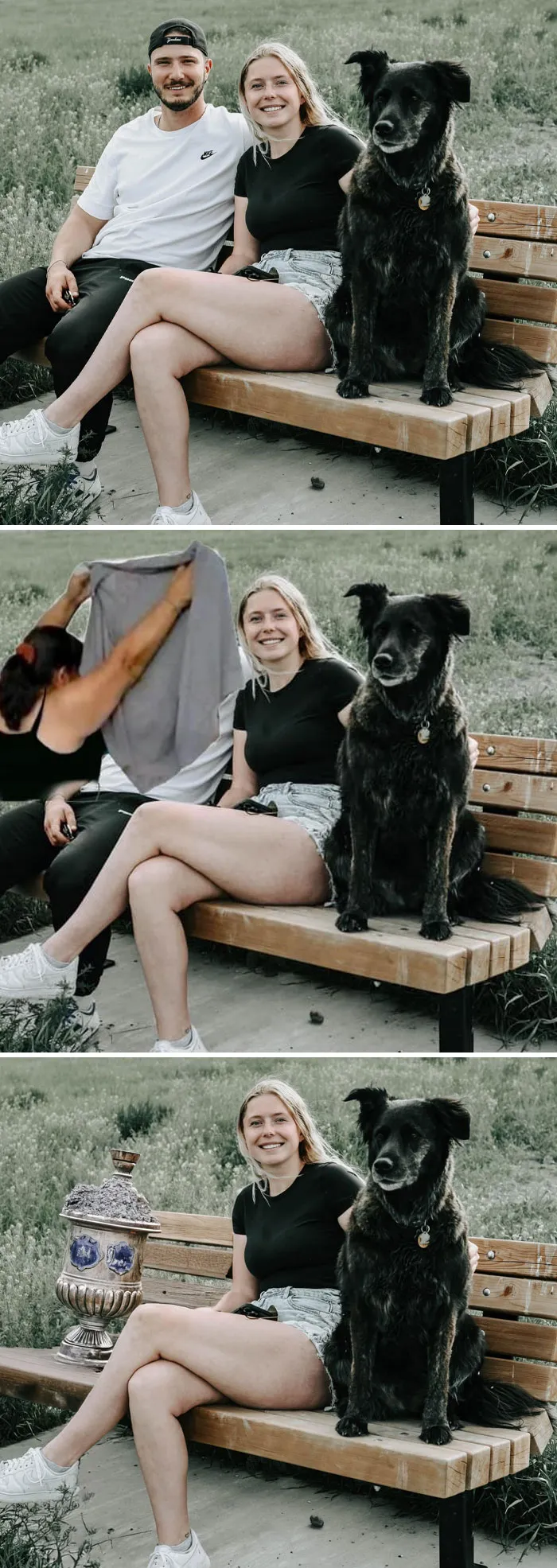 Muy bien chicos, por favor hagan su magia con Photoshop y saquen al tipo de la foto.