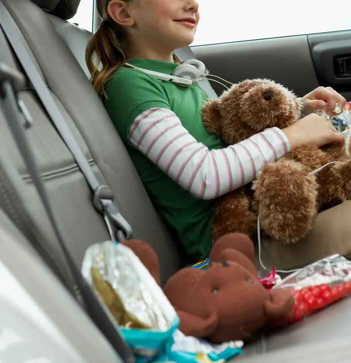Guess who skipped the seatbelt lesson?